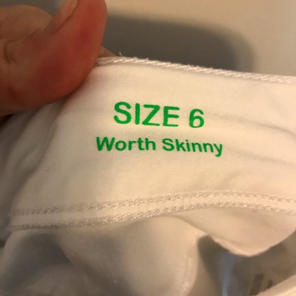 Lilly Pulitzer Worth Skinny White Pants - Picture 6 of 8